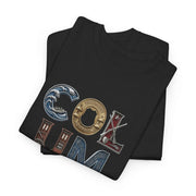 Columbus Georgia Heritage Illustrated Graphic T-Shirt - Fountain City GA Souvenir 3D Typography Tee