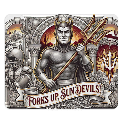 Spartans Warrior Mouse Pad - Green & White East Lansing Desk Mat