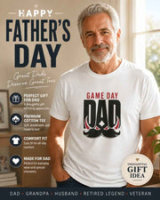 Game Day Dad T-Shirt | Father's Day Football Gift