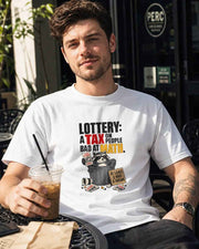 Funny Lottery Math Raccoon Shirt for Adults
