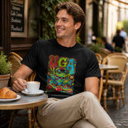 UGA Bulldog Neon Football Fan T-Shirt