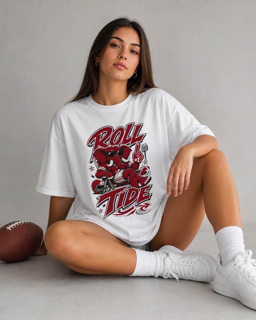 Alabama Roll Tide Elephant Football Fan T-Shirt