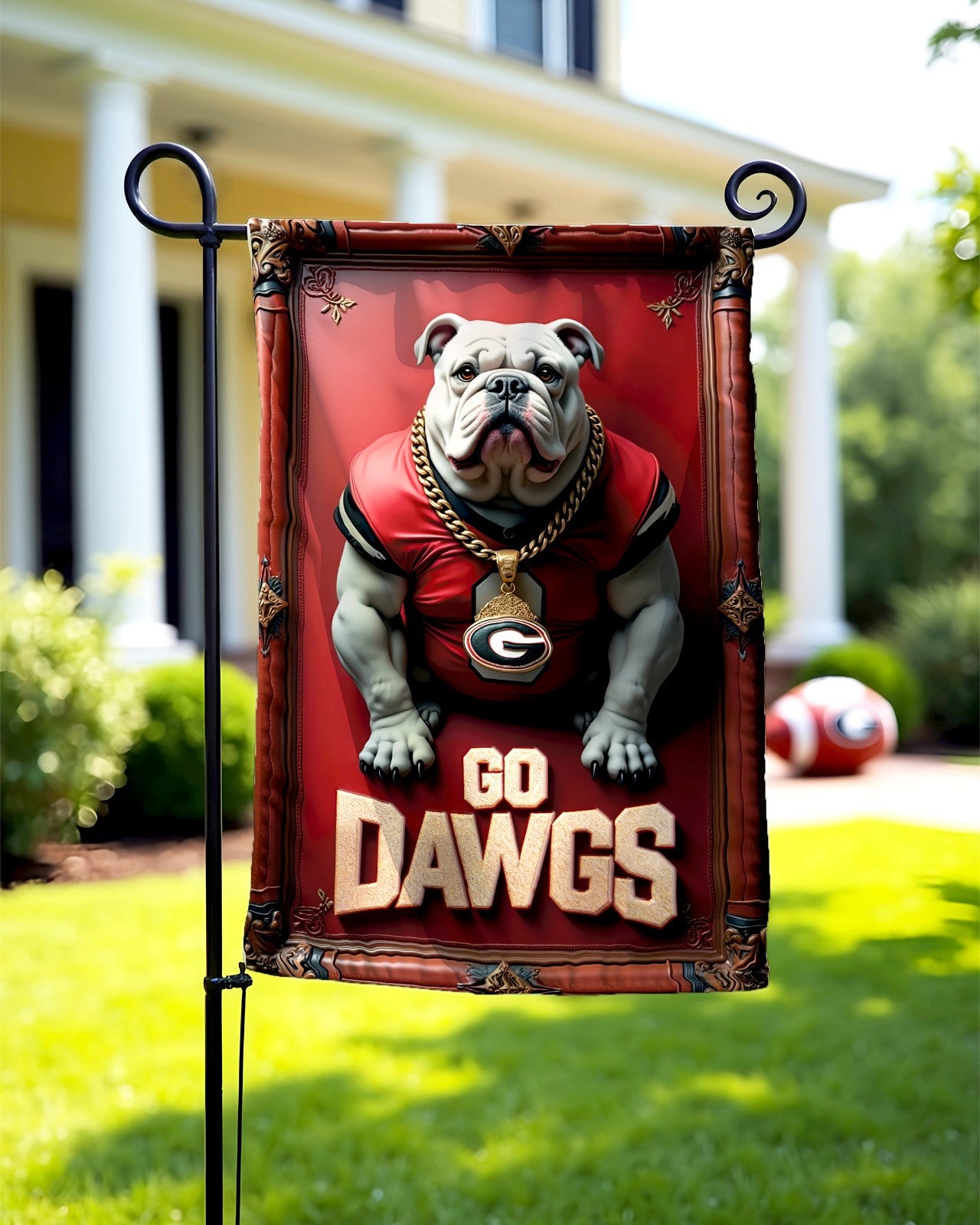 Georgia Bulldogs Garden Flag – Double-Sided 12x18 Inches UGA Sign