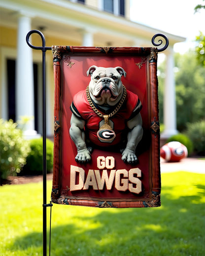 Georgia Bulldogs Garden Flag – Double-Sided 12x18 Inches UGA Sign