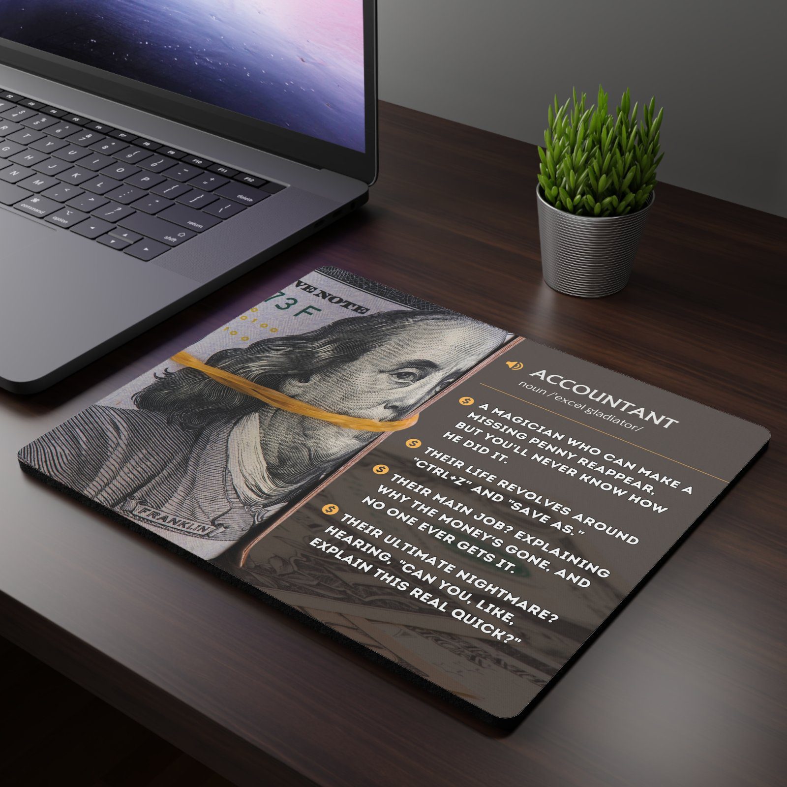 Accountant Mouse Pad – Funny Gift for Finance Professionals & CPAs Accountant Mouse Pad – Funny Gift for Finance Professionals & CPAs