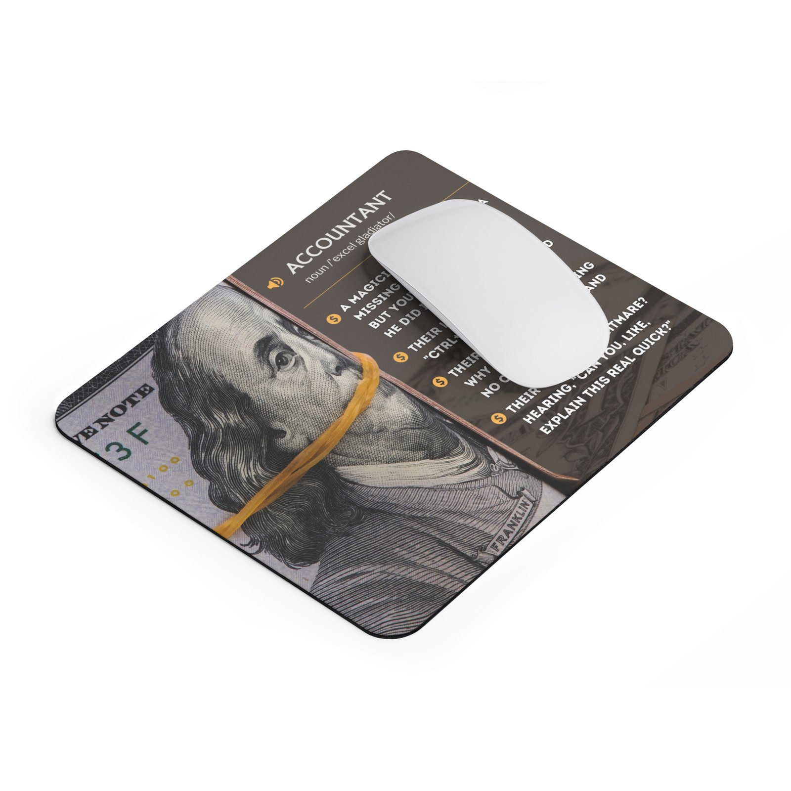Accountant Mouse Pad – Funny Gift for Finance Professionals & CPAs Accountant Mouse Pad – Funny Gift for Finance Professionals & CPAs