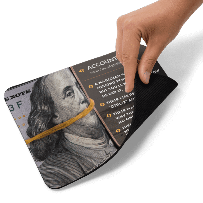 Accountant Mouse Pad – Funny Gift for Finance Professionals & CPAs