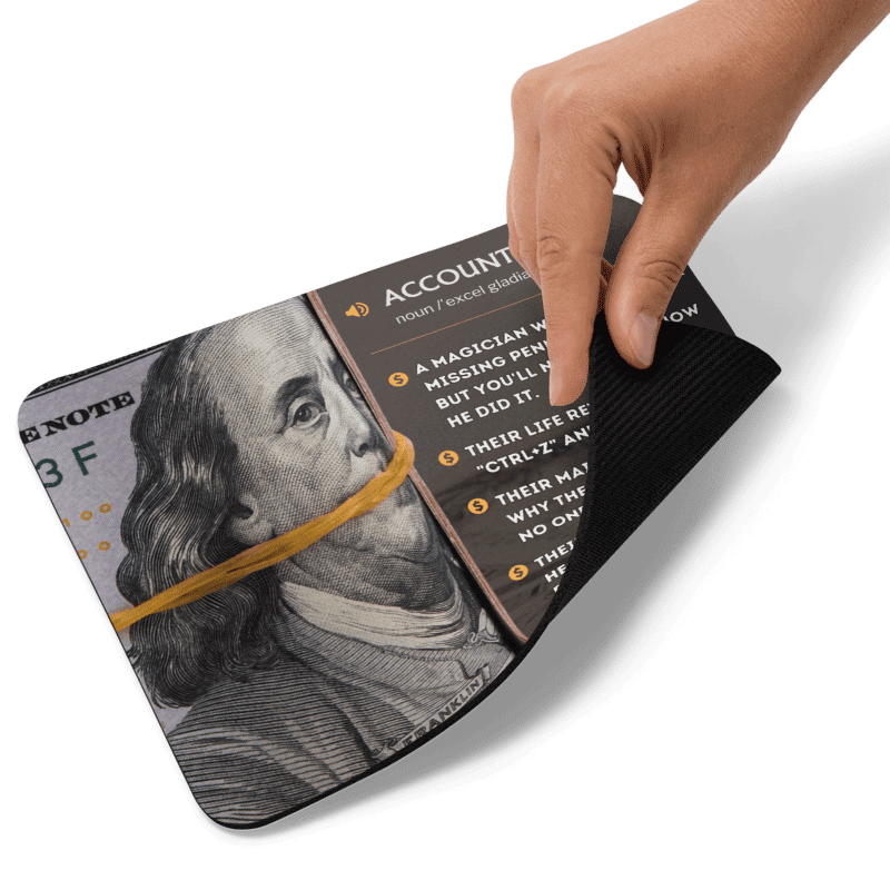Accountant Mouse Pad – Funny Gift for Finance Professionals & CPAs Accountant Mouse Pad – Funny Gift for Finance Professionals & CPAs