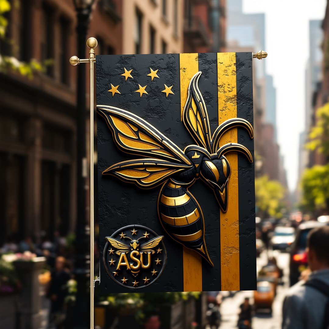 Alabama State Hornets Fans Garden Flag – Perfect for Tailgating Alabama State Hornets Fans Garden Flag – Perfect for Tailgating