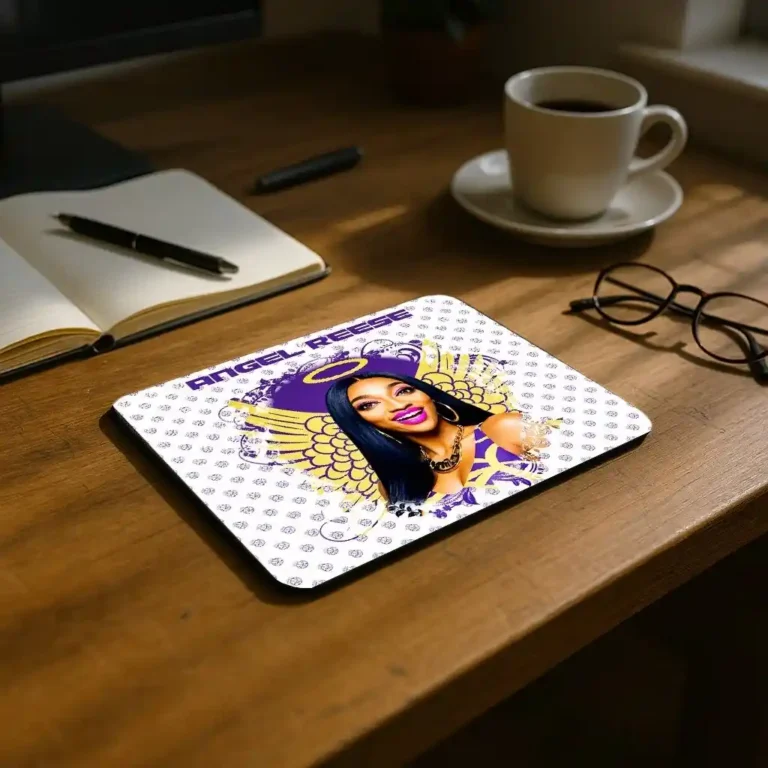 Angel Reese basketball mouse pad