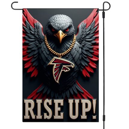 Atlanta Falcons Garden Flag – 12"x18" Double-Sided Outdoor Banner