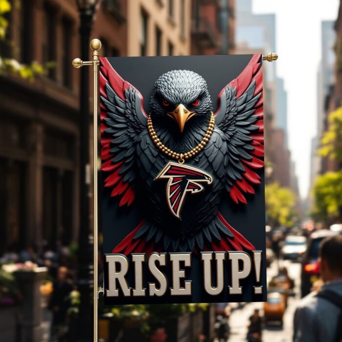 Atlanta Falcons Decorative Yard Flag – Perfect for Lawns & Patios