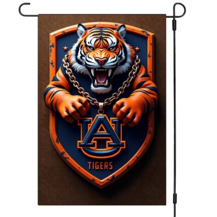 Auburn Tigers Garden Flag – 12"x18" Double-Sided – Weather-Resistant Outdoor Banner for Auburn Fans – Game Day Décor
