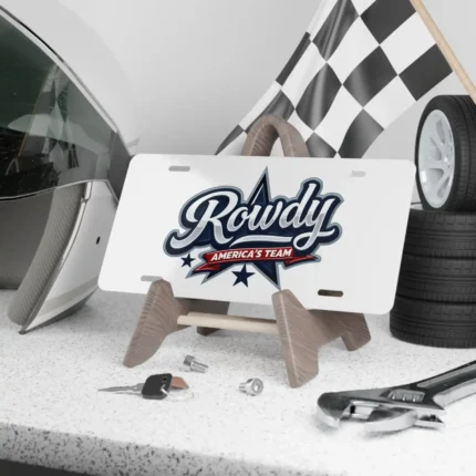 Dallas Cowboys Football Car Tag Gift Rowdy America Team Front License Plate