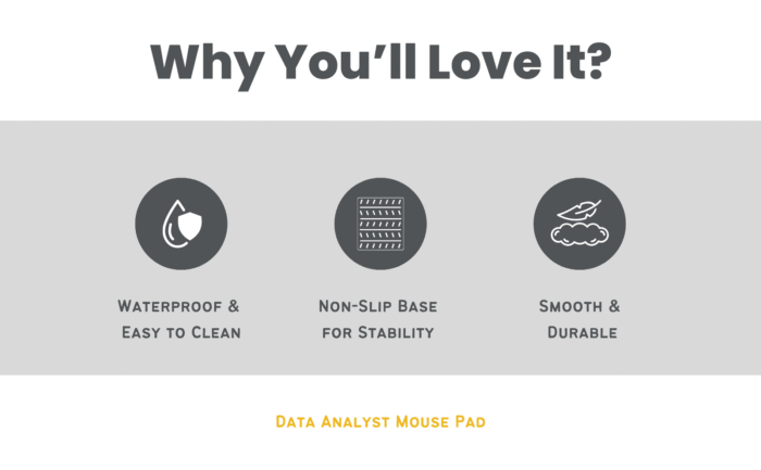 Data Analyst Mouse Pad – Funny Gift for Data Scientists & Excel Enthusiasts