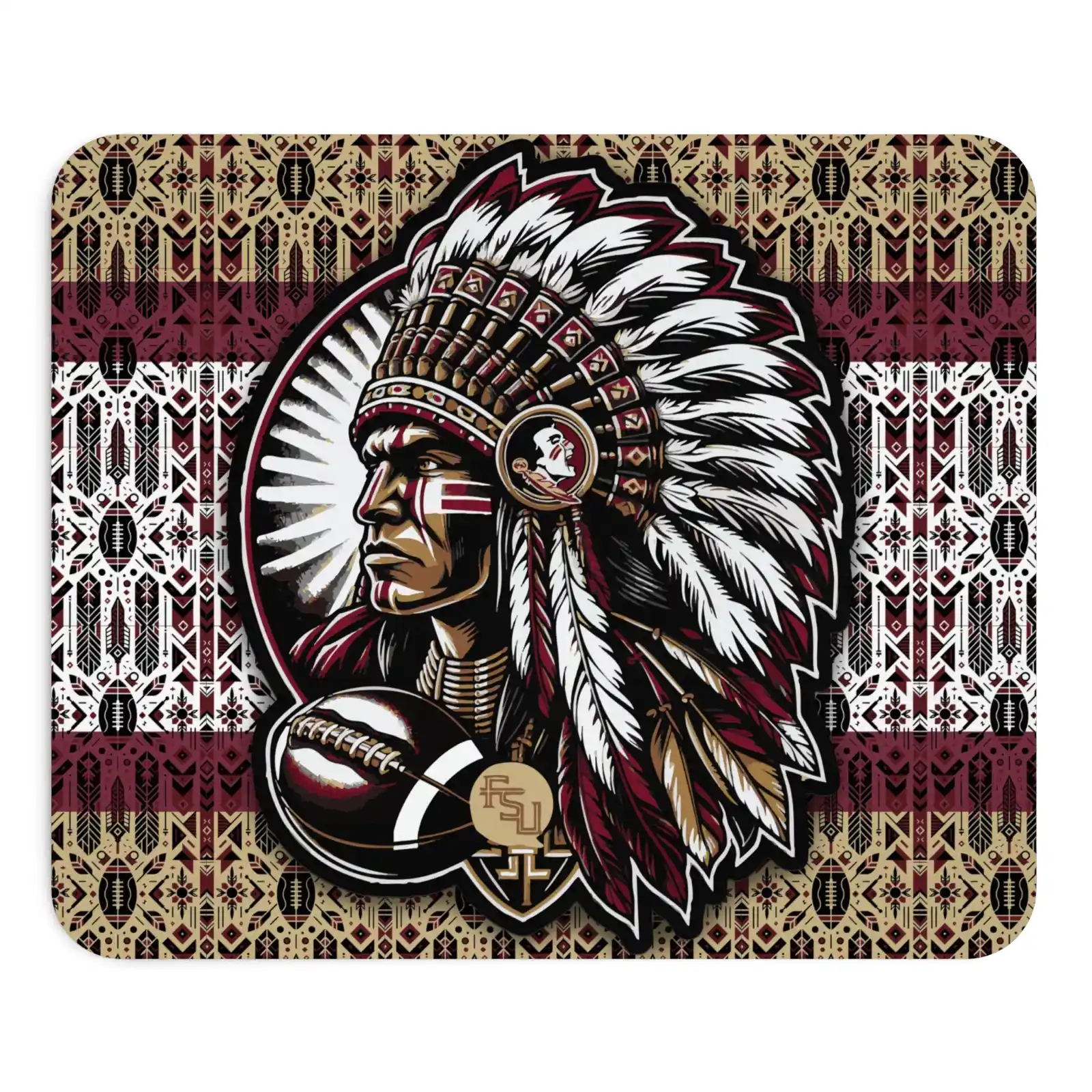FSU Seminoles mouse pad (2) FSU Seminoles mouse pad