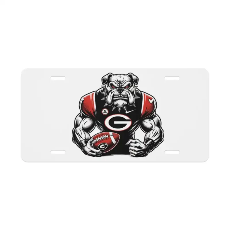 Georgia Bulldogs License Plate 6x12 Aluminum Car Tag Plate for Fans UGA