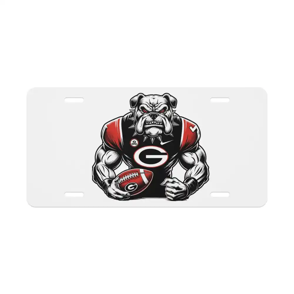 Georgia Bulldogs License Plate 6x12 Aluminum Car Tag Plate for Fans UGA Georgia Bulldogs License Plate 6x12 Aluminum Car Tag Plate for Fans UGA