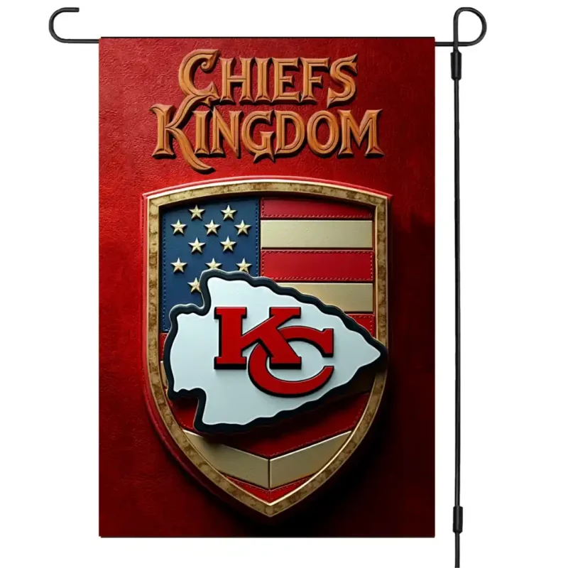Kansas City Chiefs garden flag