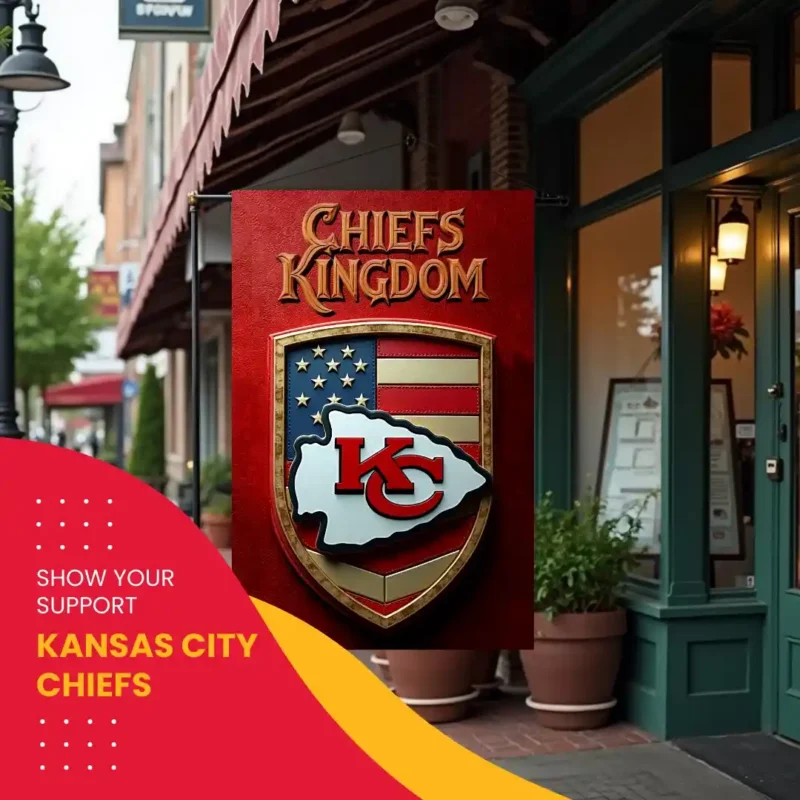 Kansas City Chiefs garden flag