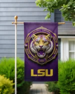 LSU Tigers Garden Flag 12x18 Double-Sided Geaux Tigers Outdoor Banner Football