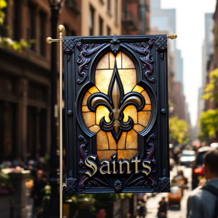 New Orleans Saints Decorative Yard Flag – Perfect for Lawns & Patios