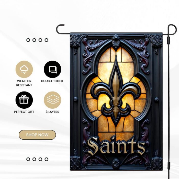 New Orleans Saints Yard Flag – Official NFL Merchandise