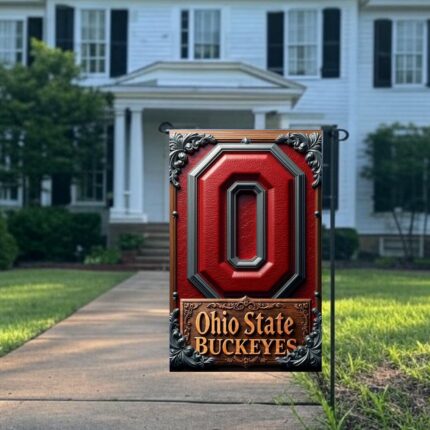Ohio State Buckeyes Outdoor Flag – Weather-Resistant Tailgate Essential