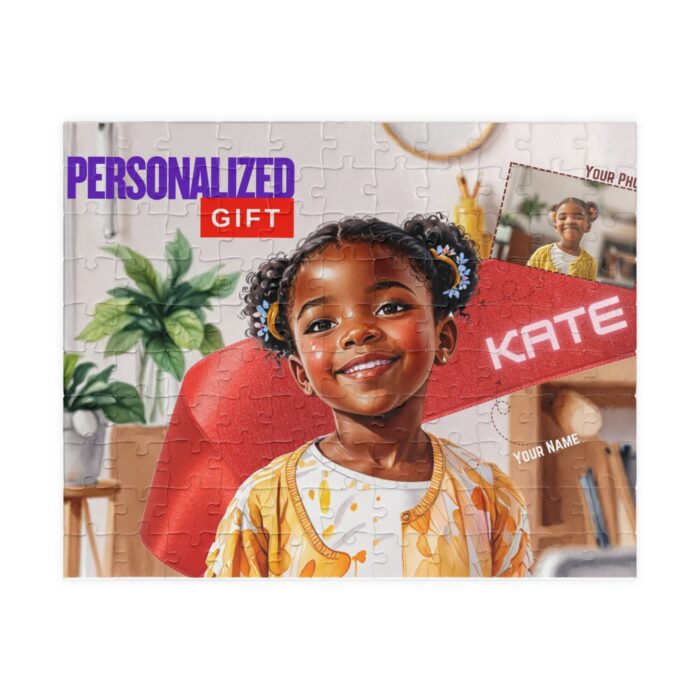 Custom Cartoon Portrait Jigsaw Puzzle - Image 1