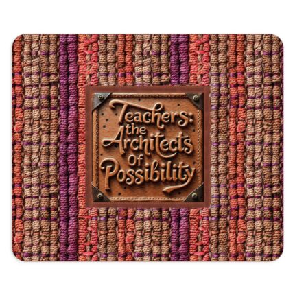 Teacher Appreciation Mouse Pad – Inspirational Gift for Educators