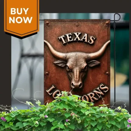 Texas Longhorns garden flag