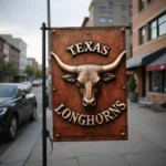 Texas Longhorns garden flag