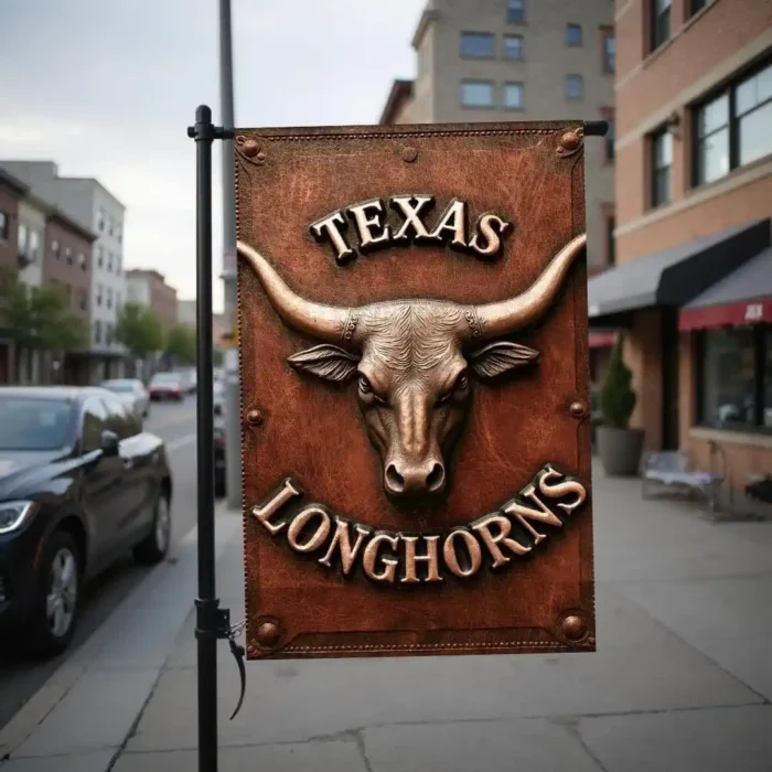 Texas Longhorns garden flag