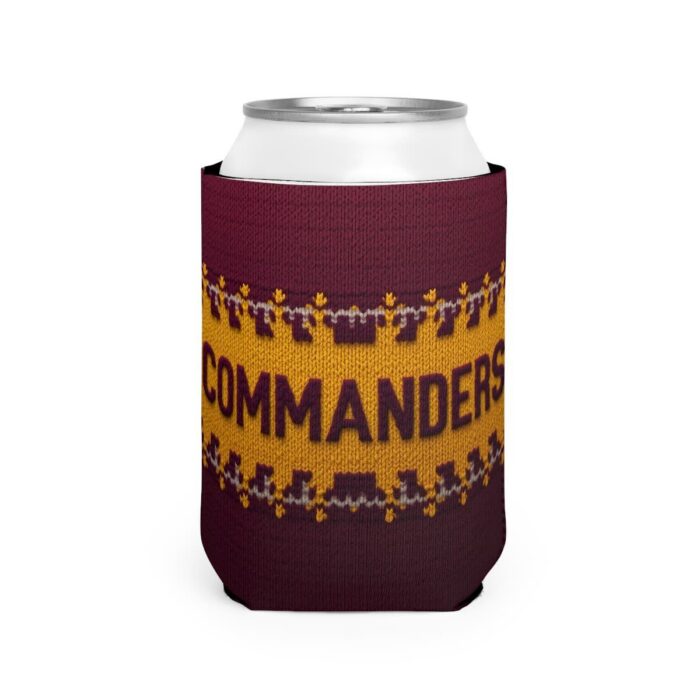 Washington Commanders Can Cooler – Insulated 12oz Drink Sleeve for Tailgating & Game Day