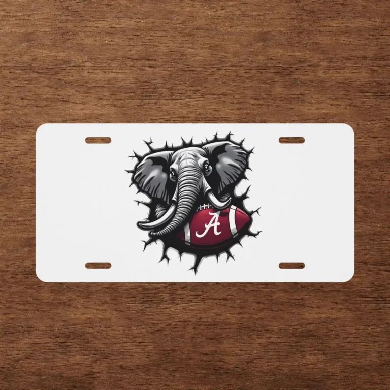 alabama crimson tide front license plate