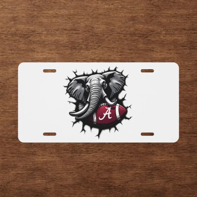 alabama crimson tide front license plate