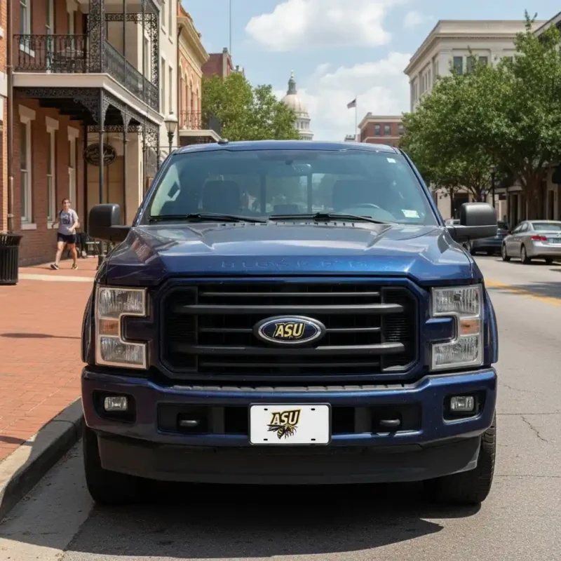 alabama state hornets license plate - ASU