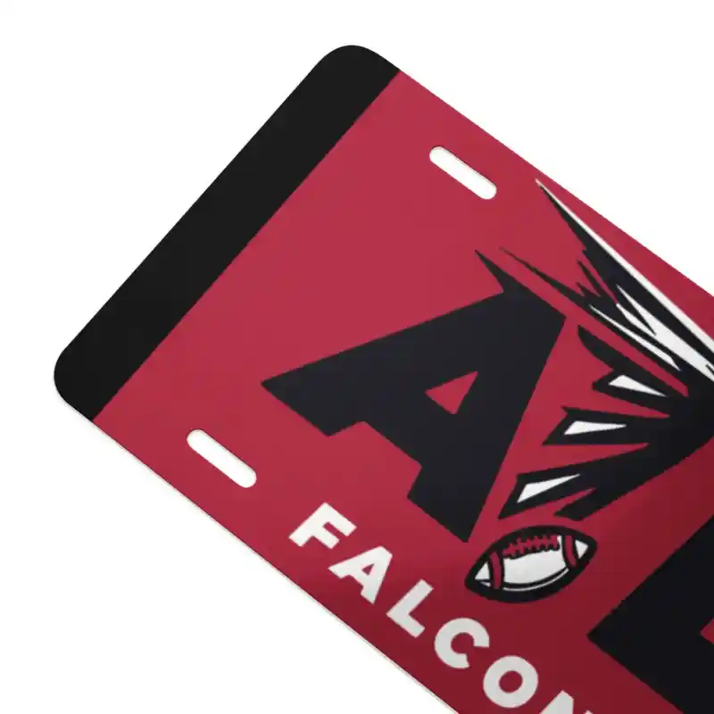 atlanta falcons atl logo license plate atlanta falcons atl logo license plate