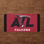 atlanta falcons atl logo license plate