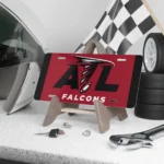 atlanta falcons atl logo license plate