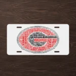 georgia bulldogs license plate