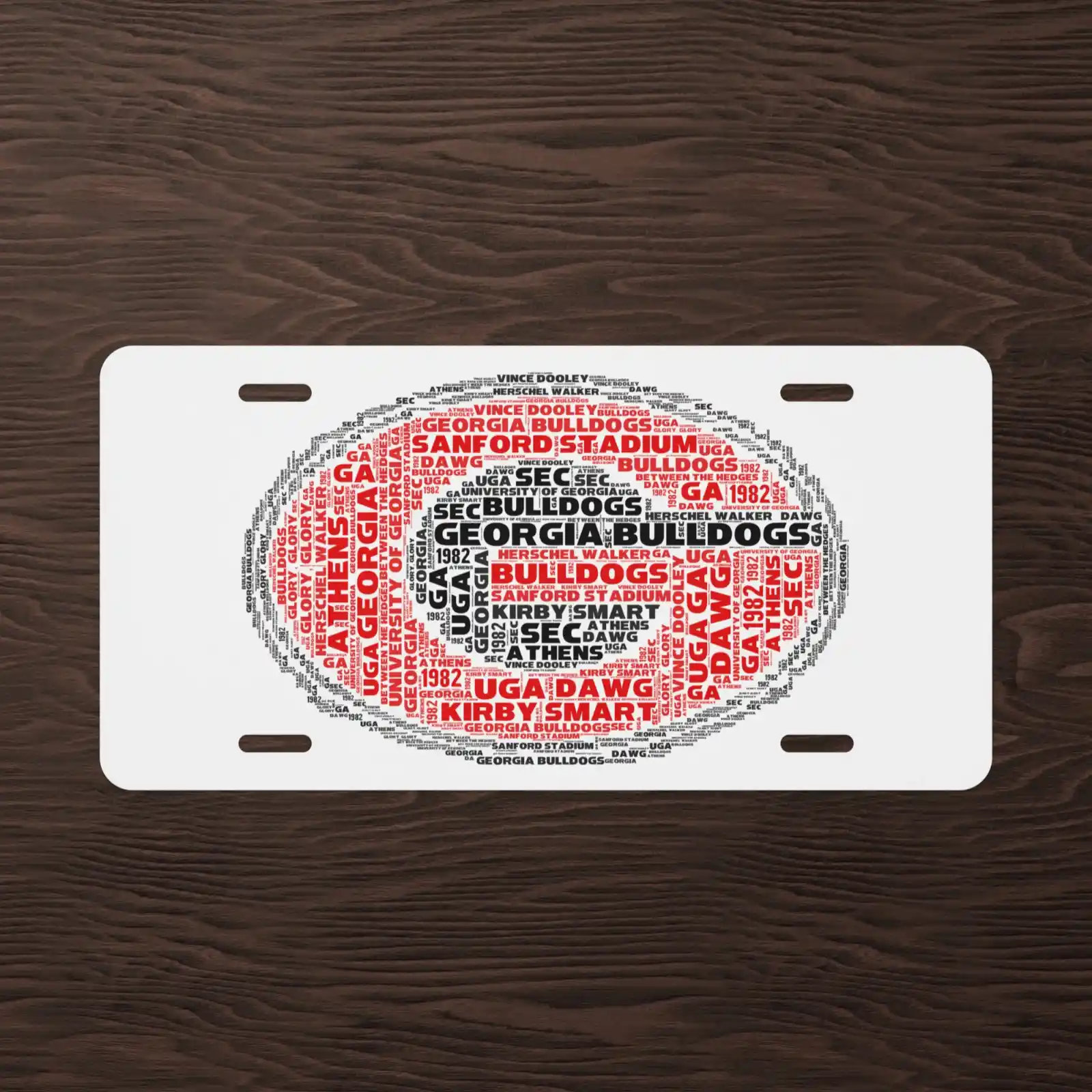 georgia bulldogs license plate georgia bulldogs license plate