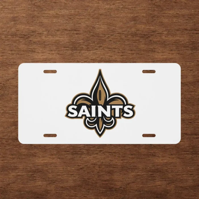 new orleans saints license plate