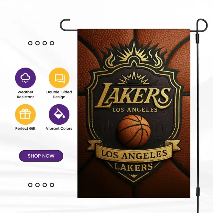 Los Angeles Lakers Garden Flag
