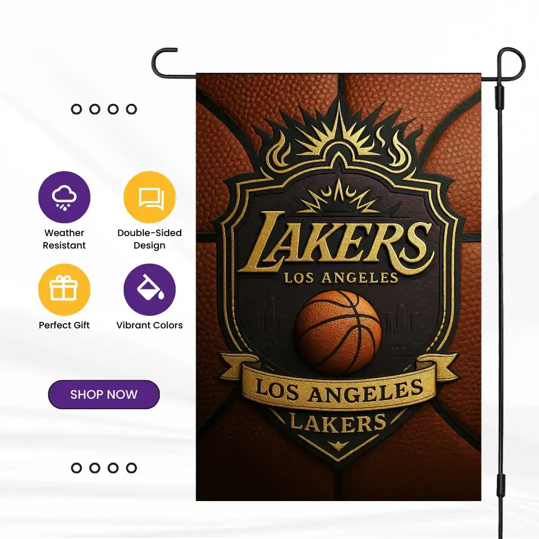 Los Angeles Lakers Garden Flag Los Angeles Lakers Garden Flag
