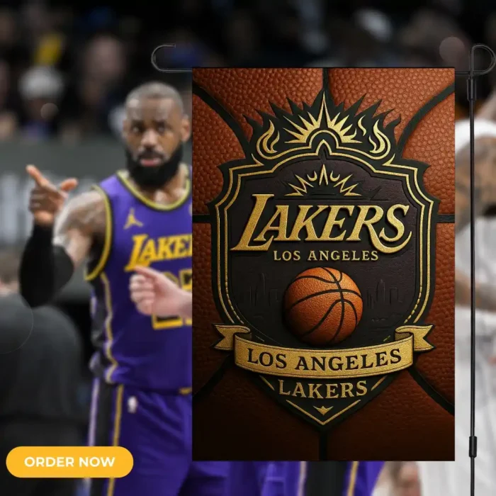 Los Angeles Lakers Garden Flag