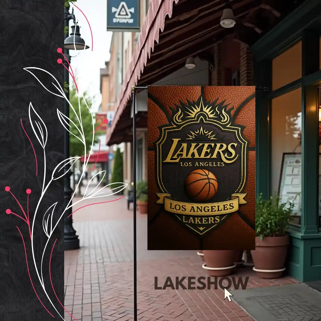 Los Angeles Lakers Garden Flag Los Angeles Lakers Garden Flag