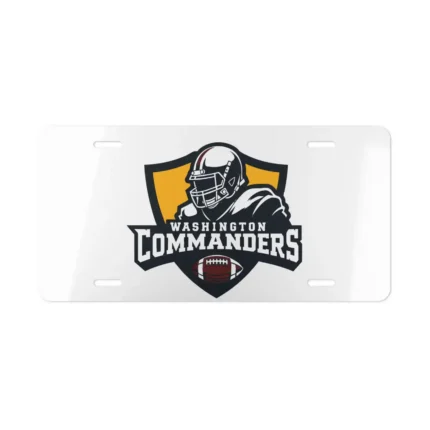 Washington Commanders Front License Plate 6"x12" Aluminum Vanity Tag NFL Fan