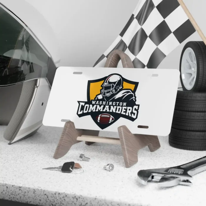 Washington Commanders Front License Plate 6"x12" Aluminum Vanity Tag NFL Fan