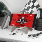 Georgia Bulldogs Front License Plate | Red UGA Vanity Car Tag 6"x12" | NCAA Fan